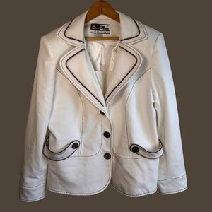 Vintage 70s Ben Marc International Womens Brown Cording Jacket